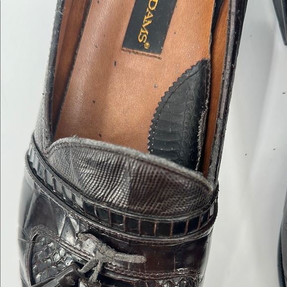 Stacy Adams Brown Leather Loafers Slip-Ons‎ - Picture 12 of 16